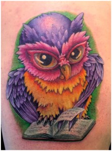 miss Nico comic eule owl allstyle tattoo