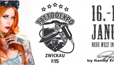 Tattoo Expo Zwickau 2015 Flyer allstyle tattoo studio berlin