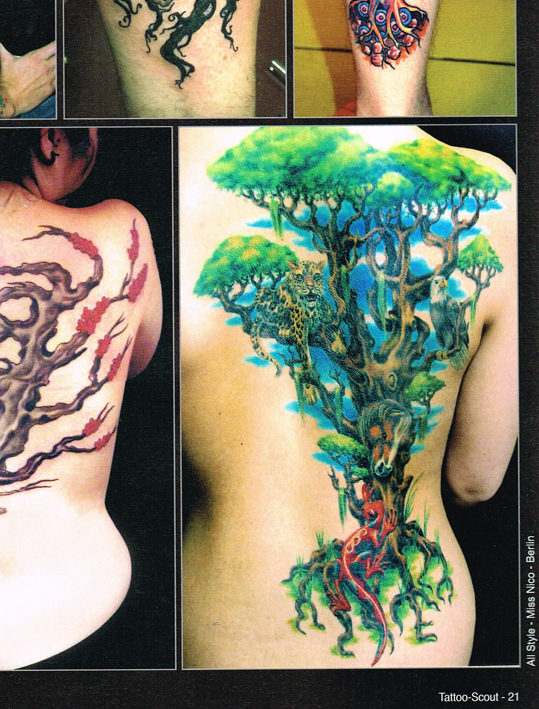 Tattoo Scout 9-14 miss Nico All Style Tattoo Lebensbaum tree
