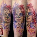 miss Nico portrait muertos London Tattoo Convention 2015 la catrina all style tattoo berlin