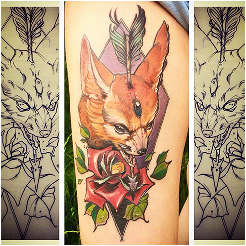 Roman Vubov Comixx Guest artist All Style Tattoo Studio Berlin Ink