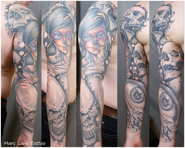 marc lane fullsleeve full sleeve colortattoo color tattoo allstyle berlin