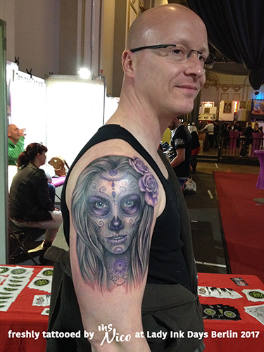 allstyle tattoo berlin ink lady days ladyinkdays tattooconvention miss nico la catrina muerte