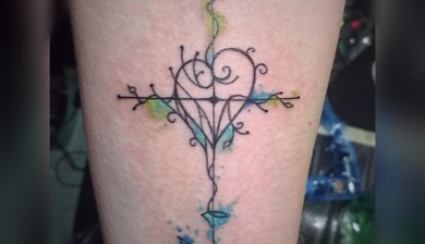 sajo suriel watercolrtattoo watercolor tattoo auquarell aquarelltattoo glaube liebe hoffnung allstyletattooberlin allstyletattoo allstyle