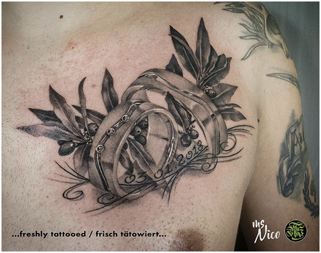 missnicotattoo missnico miss nico allstyletattooberlin allstyletattoo allstyle tattooberlin tattoo berlin ink color colortattoo ring ringtattoo weddingring colortattoo aquarell aquarelltattoo