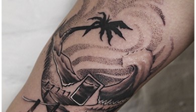rouvenmaterne rouven materne rouvenmaternetattoo allstyletattooberlin allstyletattoo allstyle tattooberlin tattoo berlin ink blackngrey black white island insel