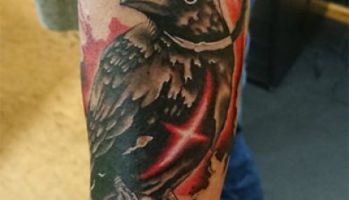 sajosuriel sajo.tattoo allstyletattoo allstyletattooberlin allstyle raventattoo theraven derrabe raven nofilter rabe rabentattoo aquarelltattoo watercolortattoo wasserfarben aquarell blackandred