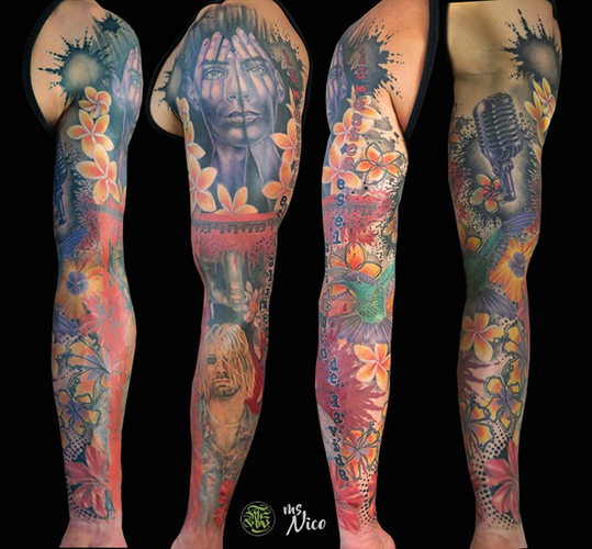 missnico allstyletattooberlin allstyletattoo kurtcobain musictattoo nirvanatattoo mixedstyletattoo armtattoo tattooärmel musicislife psychotattoo ink tattoo tattoolife colortattoo fullsleevetattoo germantattooers berlintattoo tattooberlin graphictattoo realistictattoo illustrativetattoo tattoorealistic watercolortattoo sketchytattoo abstracttattoo