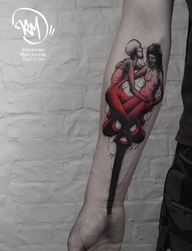 tts tatts tattoo tattooing dotwork blacktattoo blackworksubmission blxckink blackandred darkart darksouls darkartists thedarkestwork arteobscurae onlythedarkest blacktattooing flashaddicted customtattoos lovers friendshipgoals keytattoo grotesque morbid inkedmen friendswithbenefits germantattooers berlintattooartists rouvenmaternetattoo allstyletattooberlin allstyletattoo