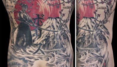 missnico allstyletattooberlin allstyletattoo backpiece japaneseart japanesetattoo rückentattoo japanesetraditional fingerwaves cherryblossoms kirschblüten volcanotattoo calligraphytattoo kalligrafietattoo asiantattoo samuraitattoo samurai watercolortattoo