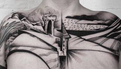 allstyletattooberlin allstyletattoo blx blxckwork blacktattoo blacktattooing black darkwork darkart onlythedarkest arteobscurae darkinkers flashaddicted girlswithtattoos inkedgirls wannado abstracttattoo chestpiece landscape chesttattoo abstractart berlintattooartists rouvenmaternetattoo rouvenmaterne