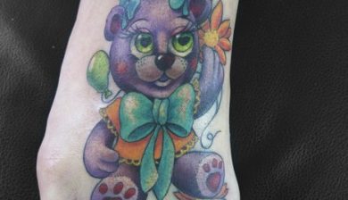 missnico missnicotattoo allstyletattooberlin allstyletattoo teddy teddybeartattoo tattooteddy comictattoo newschooltattoo colortattoo tattoo ink foottattoo cutetattoo sweettattoo carebeartattoo glücksbärchitattoo germantattooers