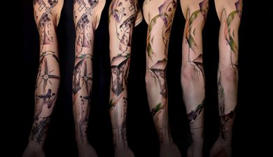 daniswaynetattoo daniswayne allstyletattooberlin allstyletattoo fullsleeve armtattoo ärmeltattoo graphictattoo watercolortattoo aquarelltattoo sanduhrtattoo hourglasstattoo windmilltattoo windmühlentattoo kompasstattoo compasstattoo graphicdesign perfectlayouttattoo
