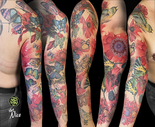 missnicotattoo missnico allstyletattooberlin allstyletattoo tattoo berlin berlintattoo tattooberlin fkirons eternalink watercolortattoo poppies poppytattoo butterfly butterflytattoo fullsleevetattoo #realistictattoo tattoorealistic inktattoo tattoolife cooltattoo nicetattoo besttattoo colortattoo instatattoo schmetterlingstattoo butterflytattoo