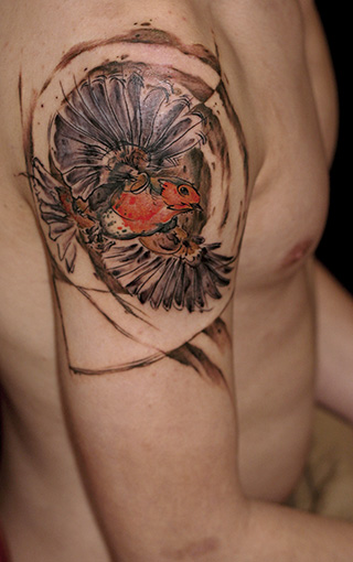 daniswaynetattoo daniswayne allstyletattooberlin allstyletattoo birdtattoo vogeltattoo watercolortattoo graphictattoo graphicwatercolortattoo animaltattoos tiertattoos berlintattooers berlintattooartists ink tattooberlin