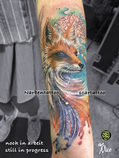 missnicotattoo missnico allstyletattooberlin allstyletattoo foxtattoo scartattoo narbentattoo covertattoo watercolortattoo tattooinprogress tattoo berlin berlintattoo tattooberlin fkirons eternalink realistictattoo tattoorealistic ink inktattoo tattoolife cooltattoo nicetattoo besttattoo colortattoo instatattoo berlintattoo tattoospirit tattooberlin germantattooers