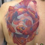 miss nico allstyletattooberlin tattoo inked koi watercolor aquarell