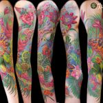miss nico allstyletattooberlin tattoo inked flora fauna sleevetattoo