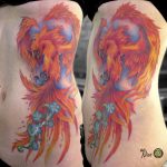 miss nico allstyletattooberlin tattoo inked phoenix feuervogel colortattoo bird